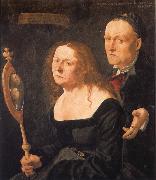 The painter Hans Burgkmair and his wife Anna,nee Allerlai Lucas Furtenagel